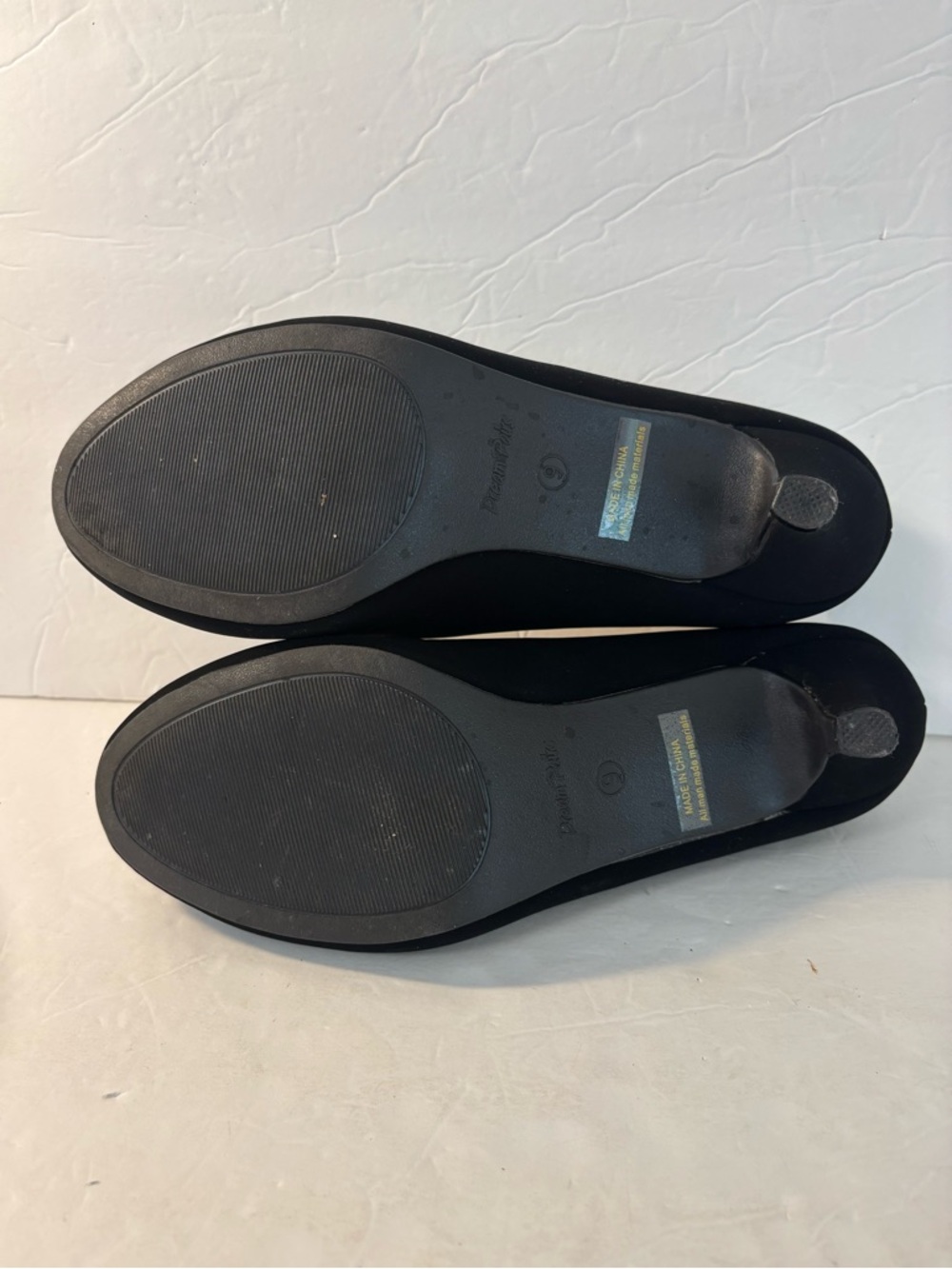 DREAM PAIRS Luvly Black Faux Suede pumps Size 9W - Picture 7 of 7